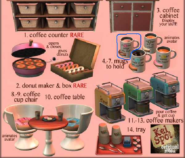 4. Kei's Donut Cafe Gacha  (mug, diet)