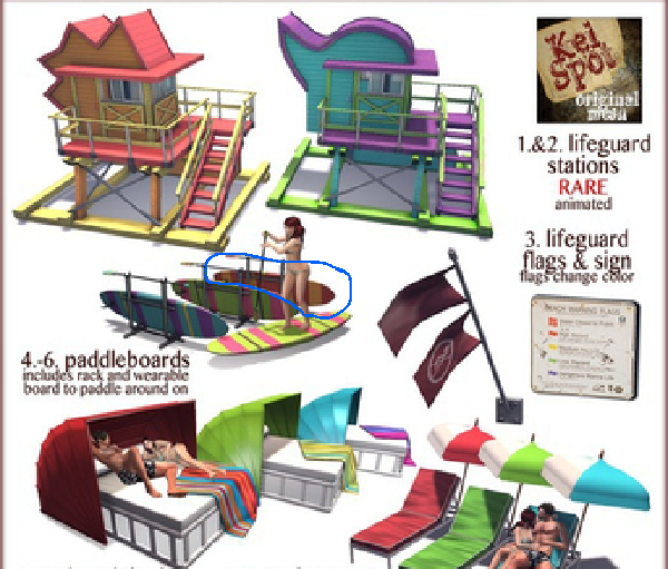 4. Kei's SoBe Gacha (paddleboard, red)