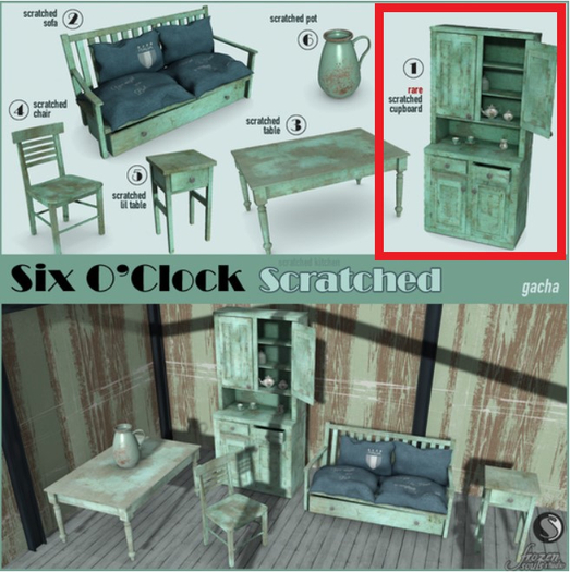 !six o'clock! [SCRATCHED-1] Cupboard* - RARE