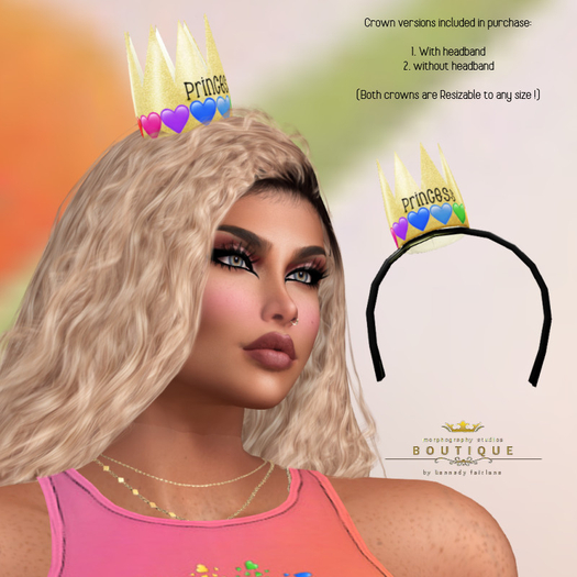 PRINCESS Crown Headband (Boxed)