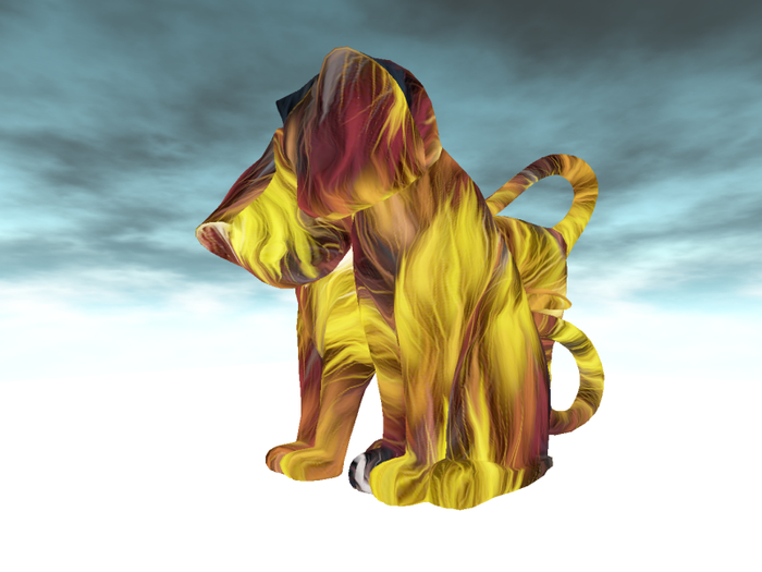 Cat Statue Fierce 18*