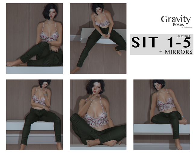Gravity Poses  -  Sit 1-5 