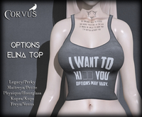 Corvus : Options Elina Top