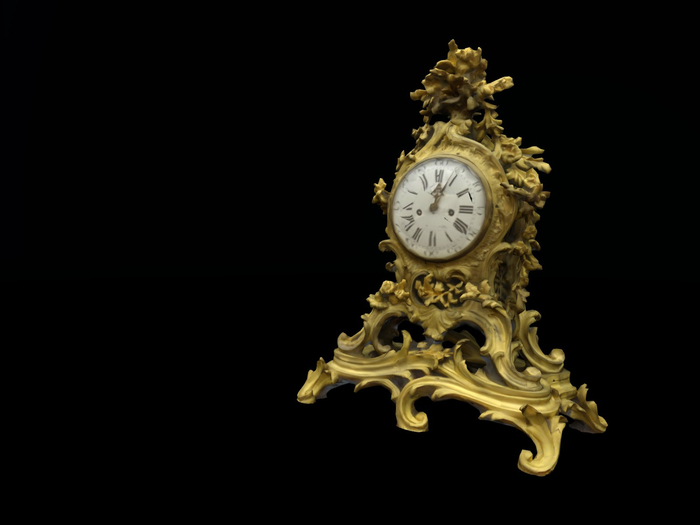 Full Perm Scanned Clock "Pendule Rocaille"