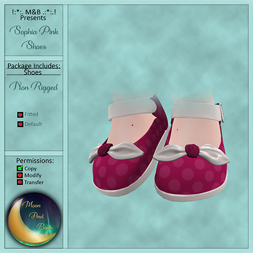 !:*:. M&B .:*:.! Sophia Pink Shoes 