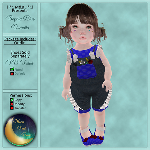 !:*:. M&B .:*:.! Sophia Blue Overalls 
