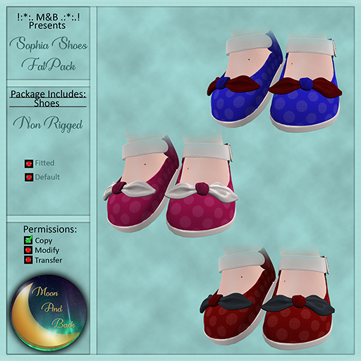 !:*:. M&B .:*:.! Sophia Shoes FatPack 