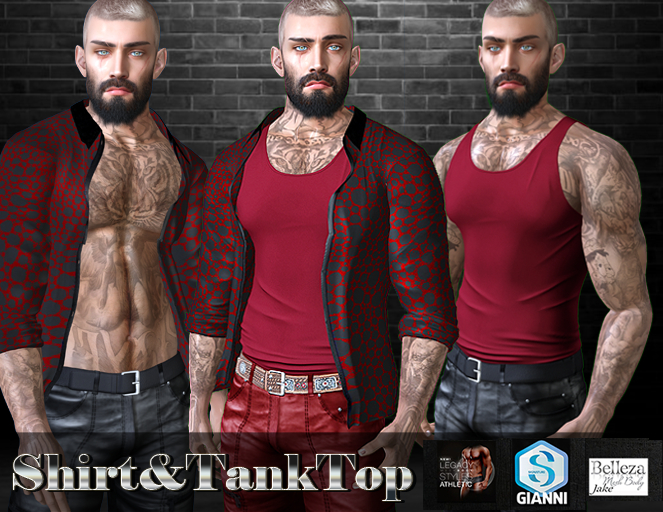Sale 50%-InStyle-Shirt&TankTop - v8(Athletic,Legacy,Jake,Gianni)