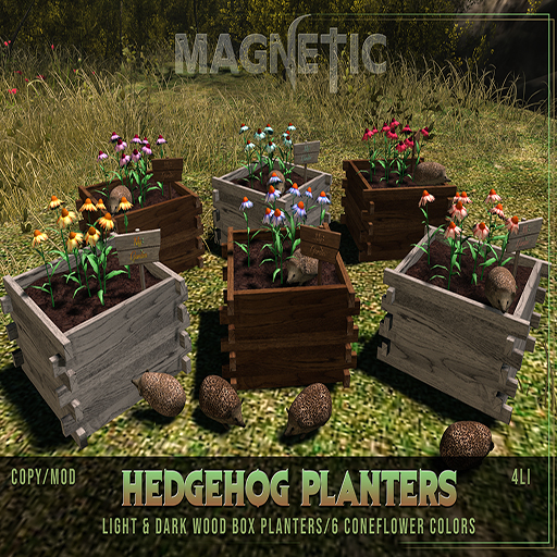 Magnetic - Hedgehog Planters (ADD ME)