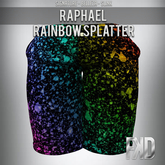 [FKD] RAPHAEL SHORTS - RAINBOW SPLATTER
