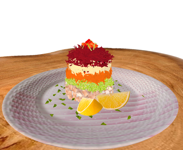 DFS Herring under a fur coat