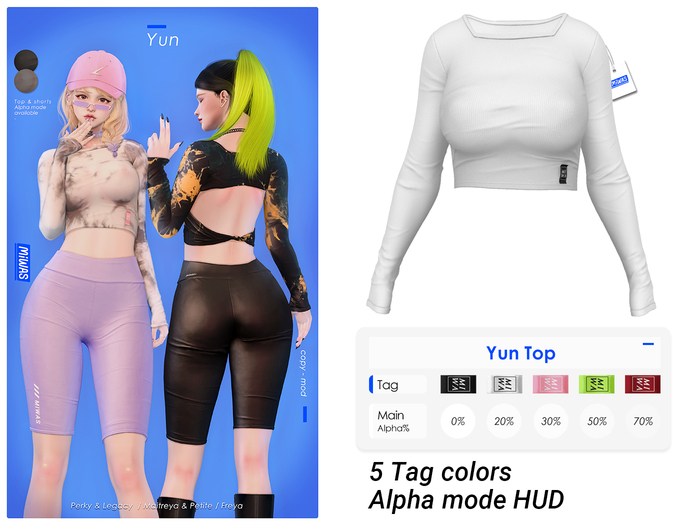 MIWAS / Yun Top #White