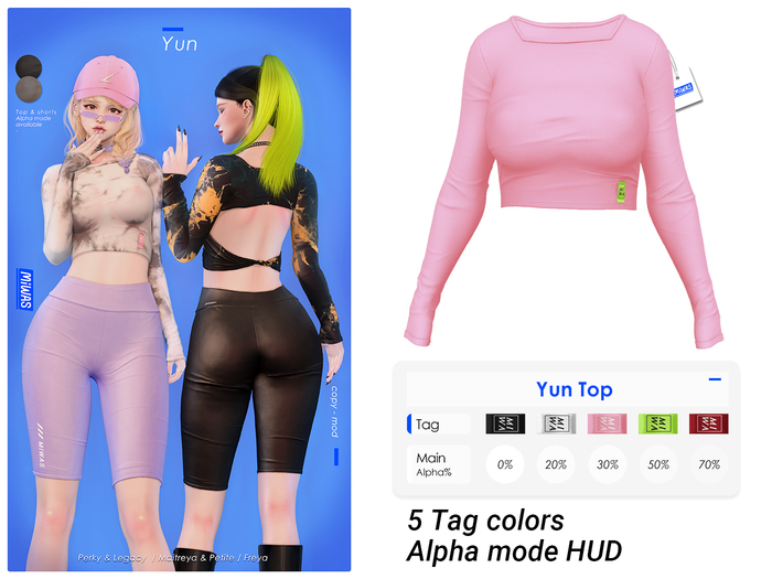 MIWAS / Yun Top #Pink