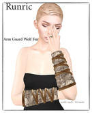 Runric -  Arm Guard Wolf Fur Box