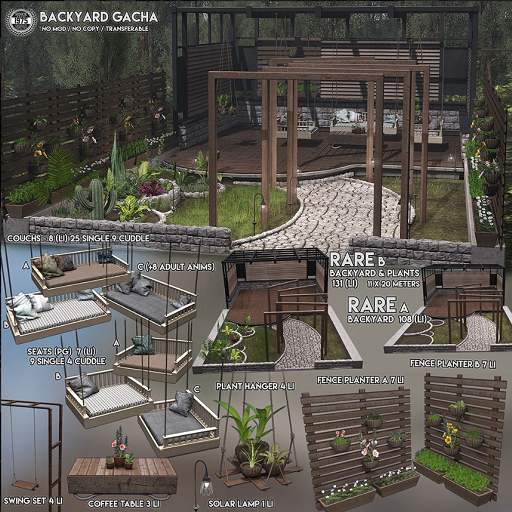 [Since1975] Backyard - Fence planter B