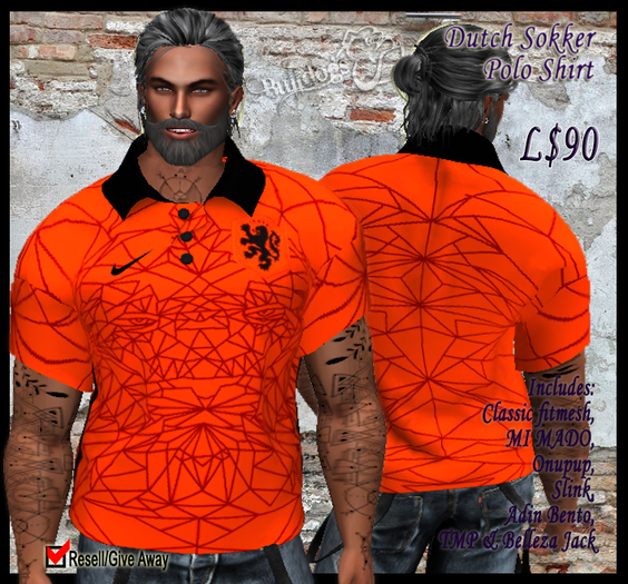Dutch Sokker Polo Shirt / ~Bulldogs~