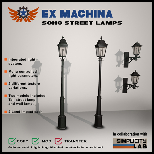 Ex Machina -  Soho Street Lamps 1.0