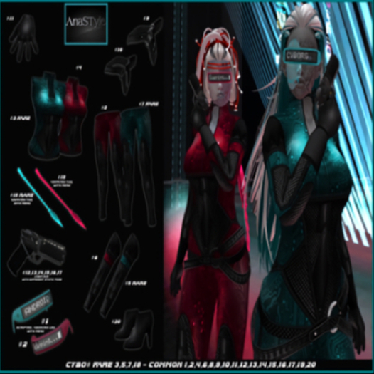 #5 AnaSTyle - CYBO Cyan - Arms Maitreya RARE