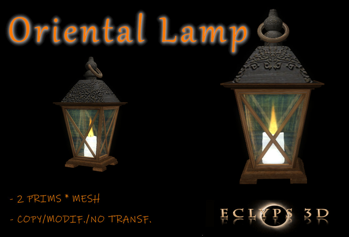 Oriental Lamp -Mesh