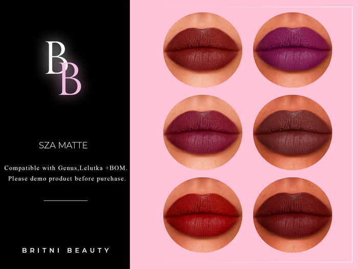Britni Beauty: SZA Matte/LELUTKA