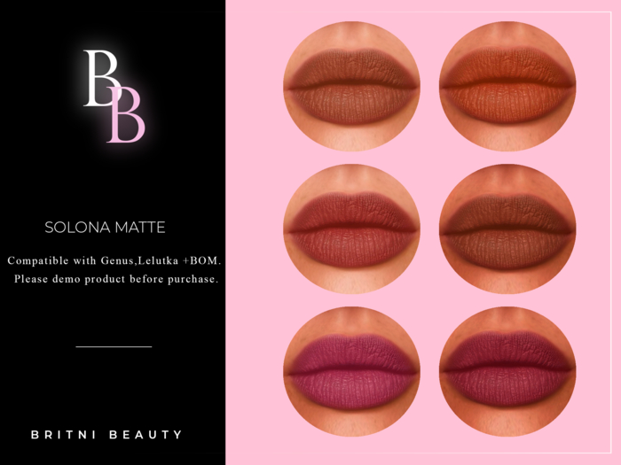 Britni Beauty: Solona Matte/LELUTKA