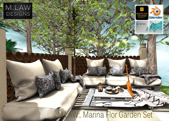 .:M.LAW:. Marina Flor Garden Set Box