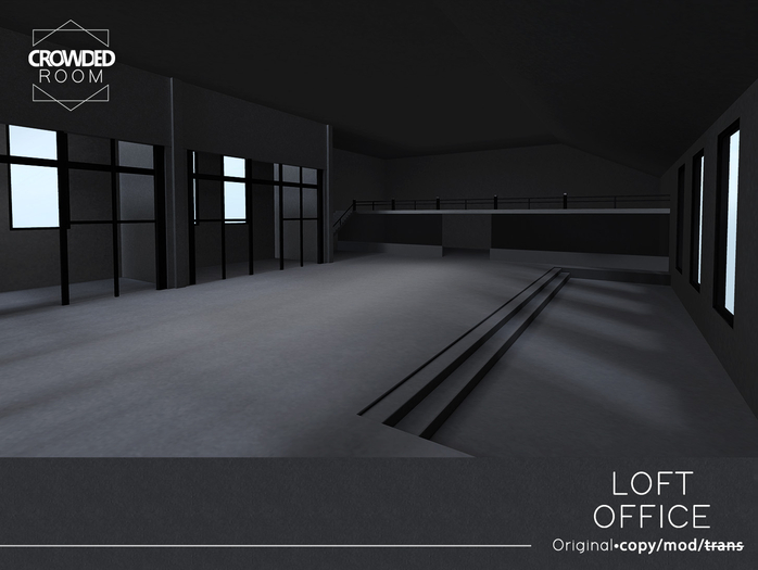 Crowded Room - Loft  Office - Dark 