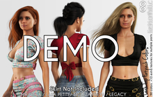 Demo Leah Female Top Fatpack Colors - Maitreya, Lara Petite, Belleza Freya , Legacy - FashionNatic