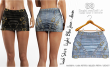Leah Female Skirt Light Blue Jeans - Denim - Maitreya, Lara Petite, Belleza Freya , Legacy - FashionNatic