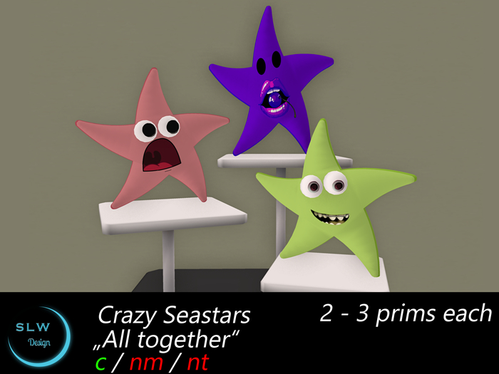 SLW Design - Crazy Seastars All together
