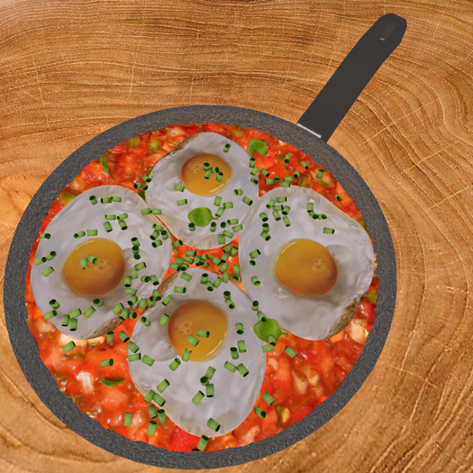 DFS PD Saucy Skillet Poached Eggs