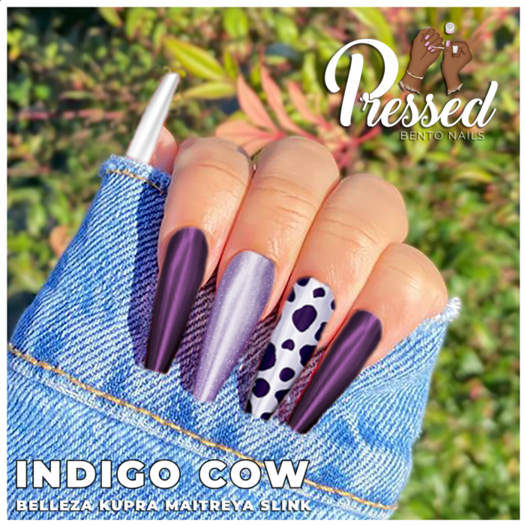 !PRESSED! - Indigo Cow