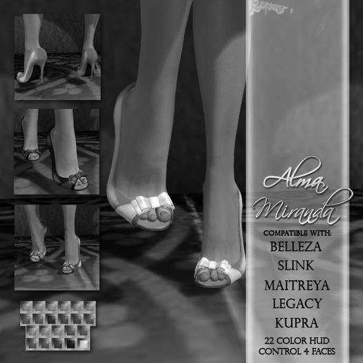 DEMO .: AlmaMiranda :. Open Toe Pinup Heels