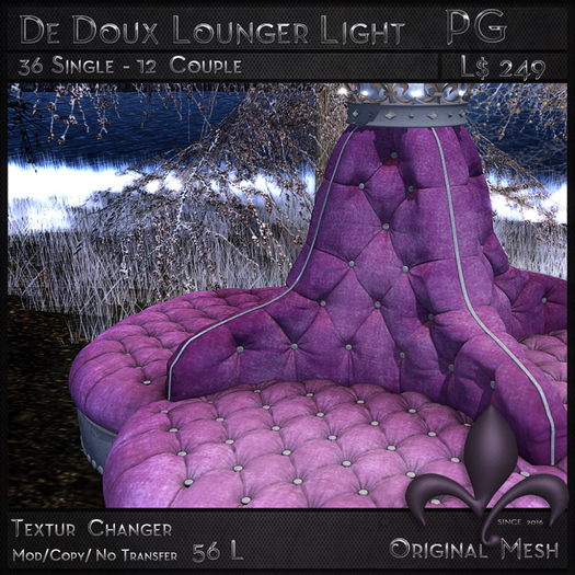 !OA-MEO! =DeDoux= Lounger Light PG [HUD] WearMe