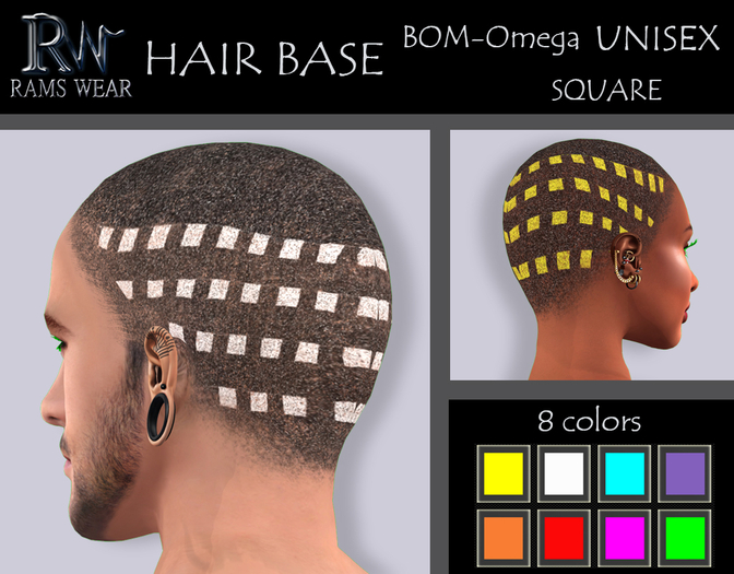 RAMS WEAR-Hair Base Color-Square 