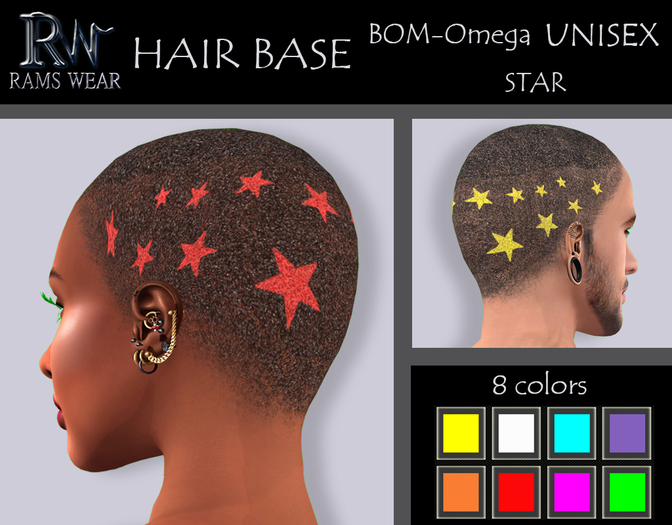 RAMS WEAR-Hair Base Color-Star 
