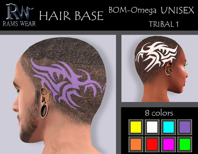 RAMS WEAR-Hair Base Color-Tribal 1