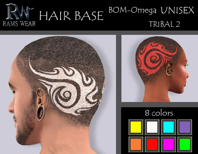 RAMS WEAR-Hair Base Color- Tribal 2