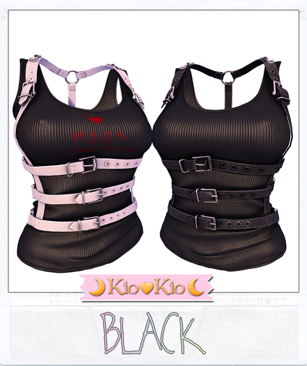 =Kio= Strapped In - Black -