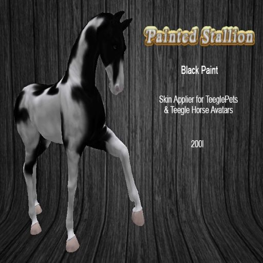 {Painted Stallion-Black Paint