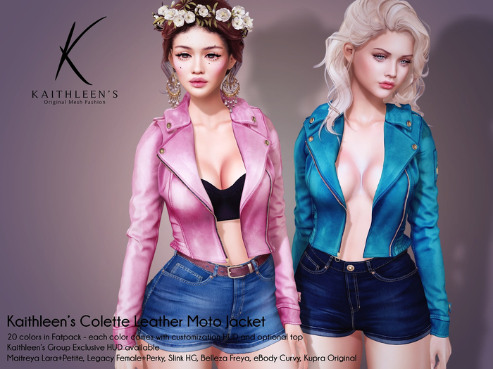 Kaithleen's Colette Leather Moto Jacket - Demo
