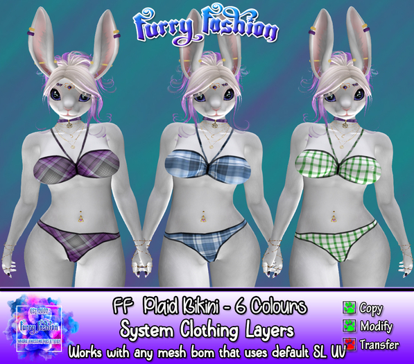~FF~ Plaid Bikini
