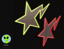 G/\/ARLY:: Bape STar Neon Light - Red