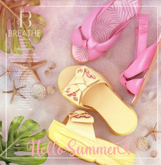 [BREATHE]-Momosu Flats-FATPACK-M.LARA RARE