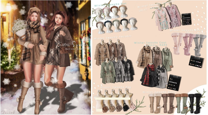 =Zenith=Winter Sweetie Coat (ALL) Maitreya - RARE
