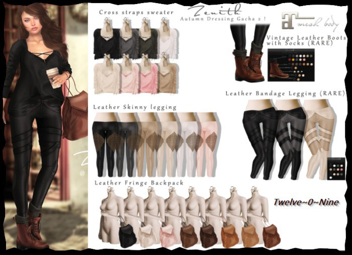 =Zenith= Autumn Dressing Colors Black, White, Candy + RARES