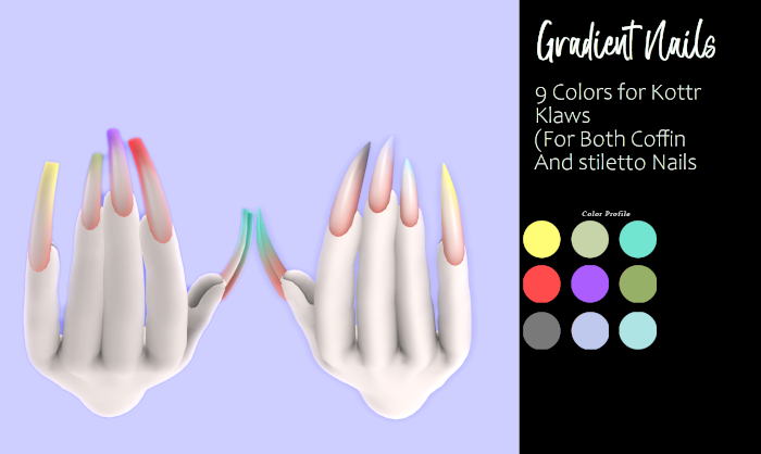 Gradient Nail Textures