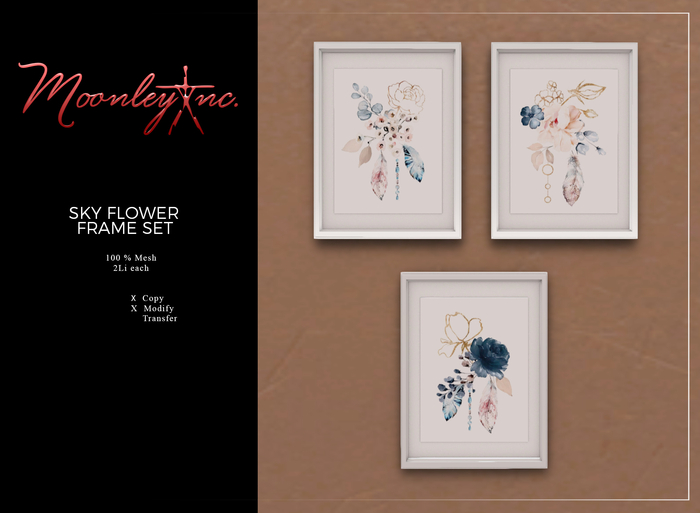 Moonley Inc. - Sky Flower Frame Set