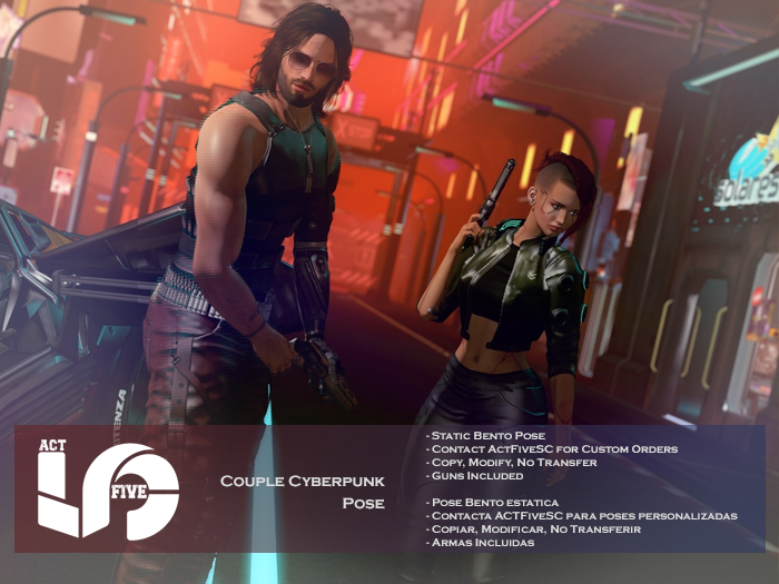 ACT5-655-Couple Cyberpunk Pose BOXED 