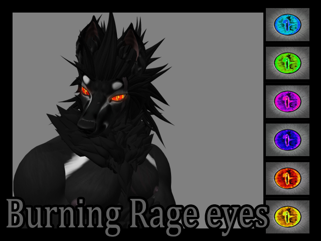 Burning Rage eyes